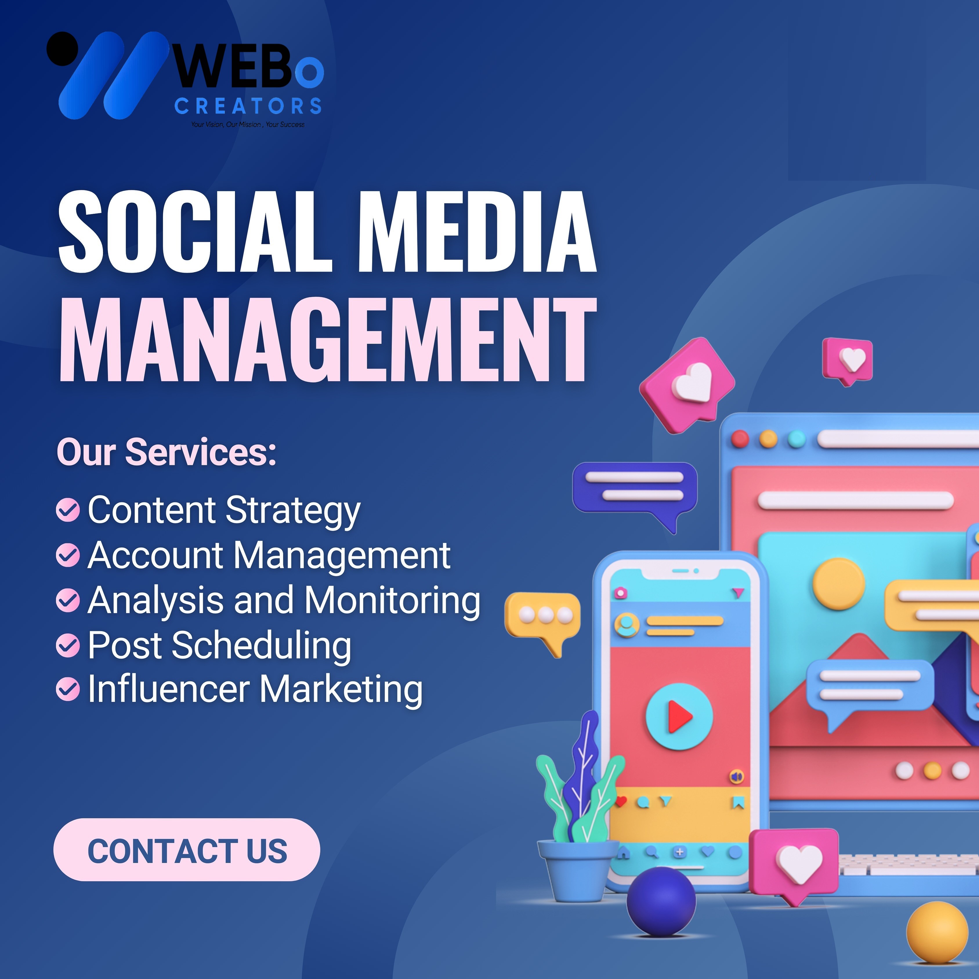 Social Media Management Services, Marketing & Optimization Company in Washington dc